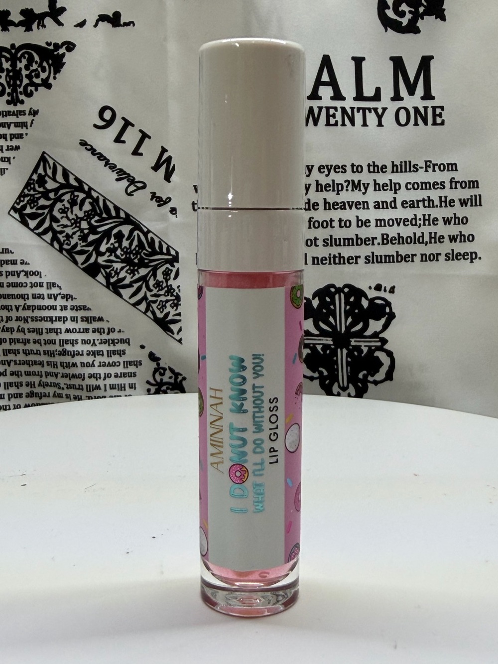 Aminnah Lotion & Whipped Foaming Soap Set With Lip Gloss- Lemon Scented - Picture 8 of 10